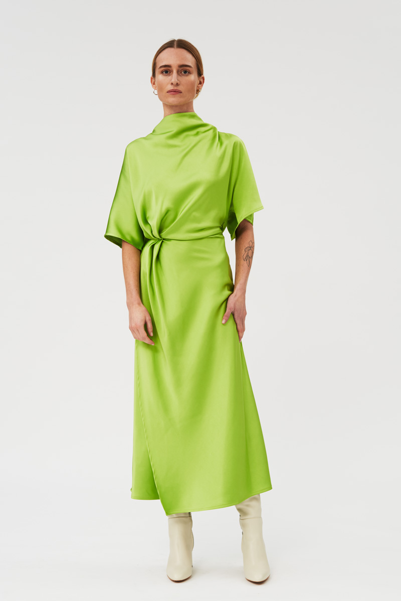 stine goya green dress