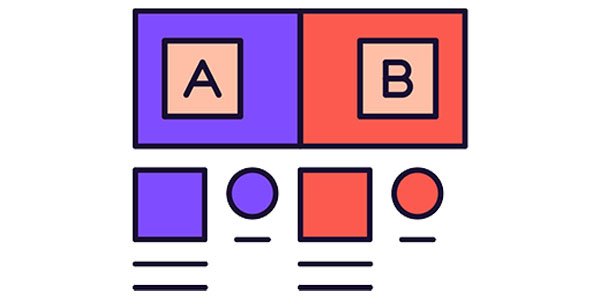 a-b ad testing illustration