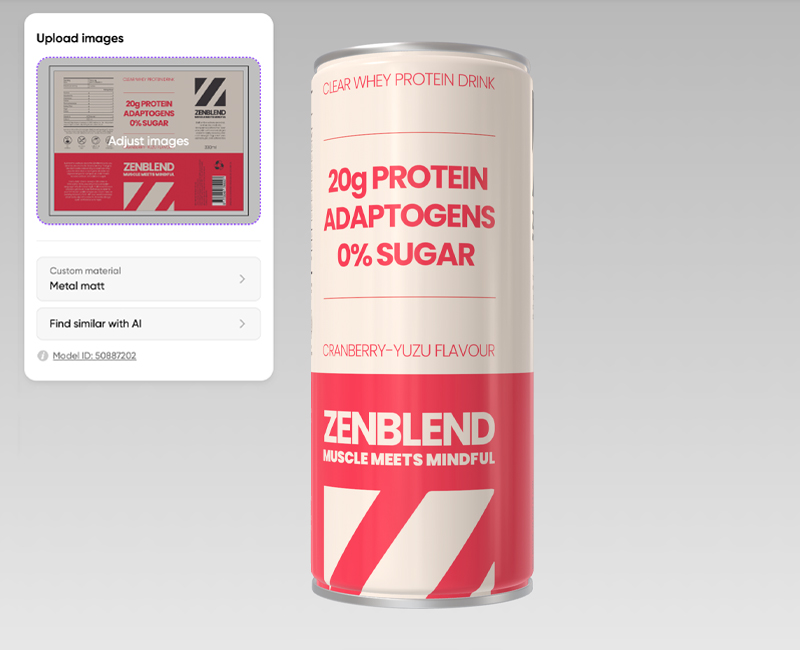 D2C product mockup