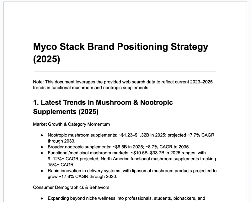 D2C brand positioning strategy example