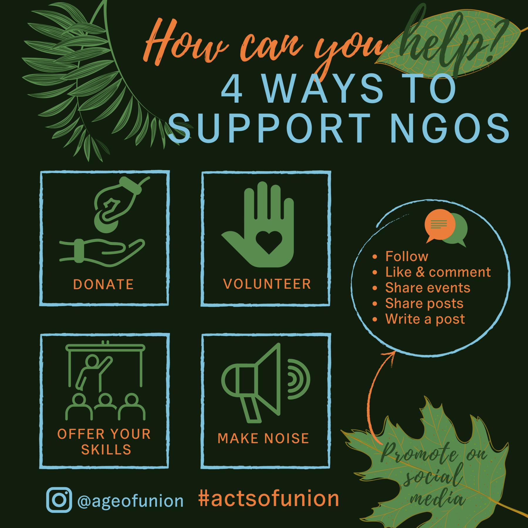 Age of Union _ support an NGO