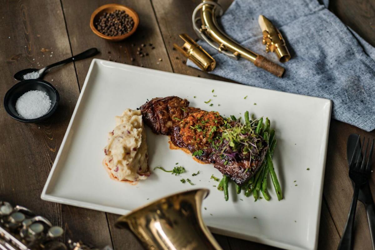 Steak at The Cecil Restaurant in Harlem, NYC