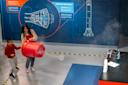 Kids playing in New York Hall of Science