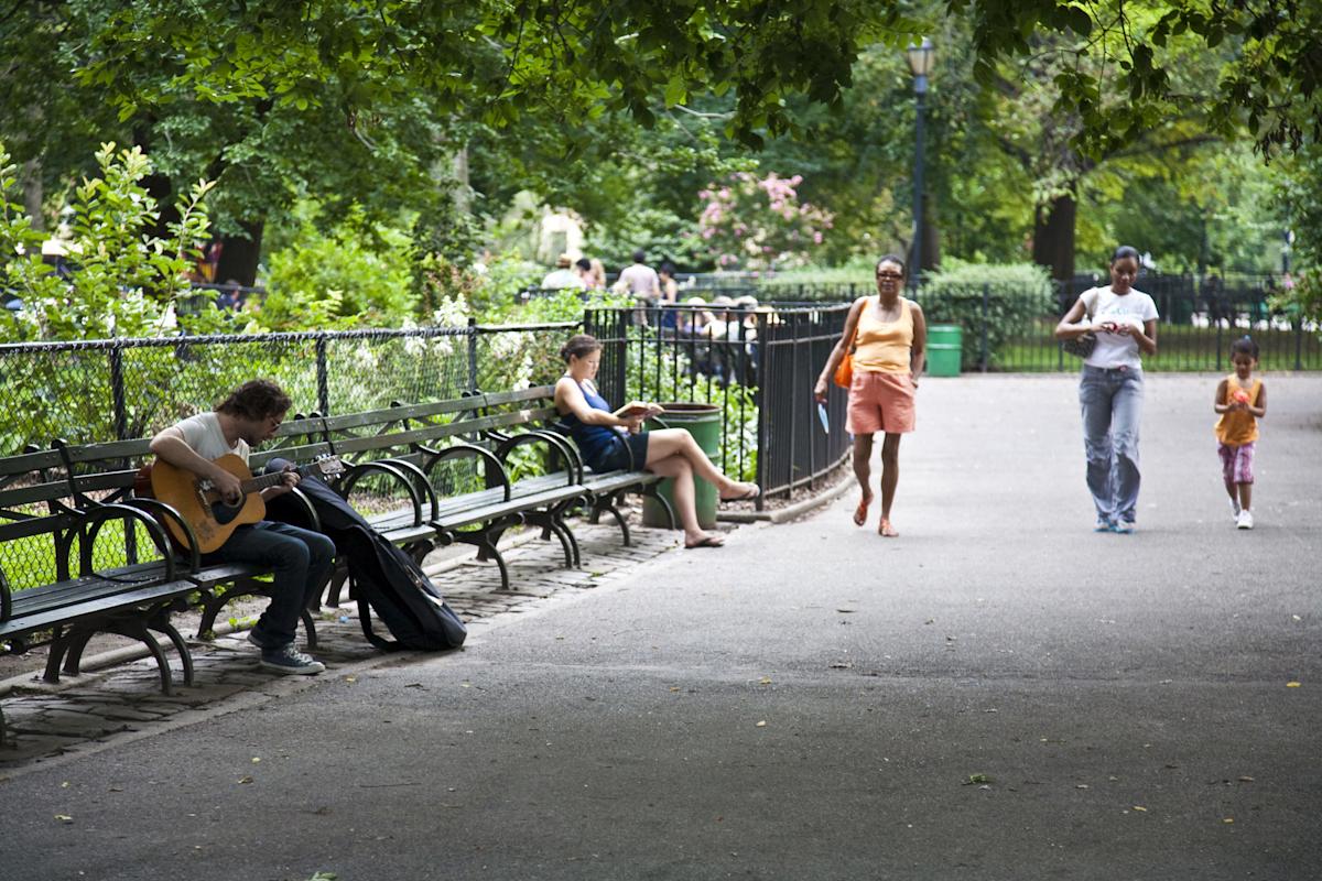 Tompkins Square Park in the east village