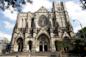 Exterior of Cathedral Church of St.John the Divine in Manhattan