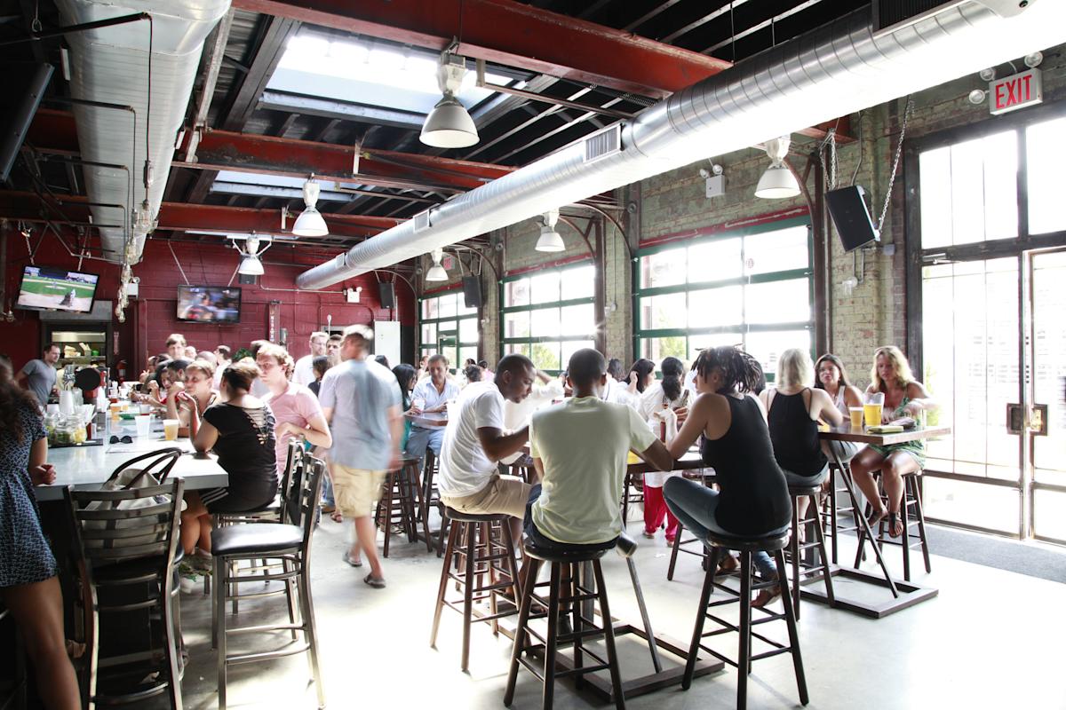 Greenwood Park Beer Garden interior