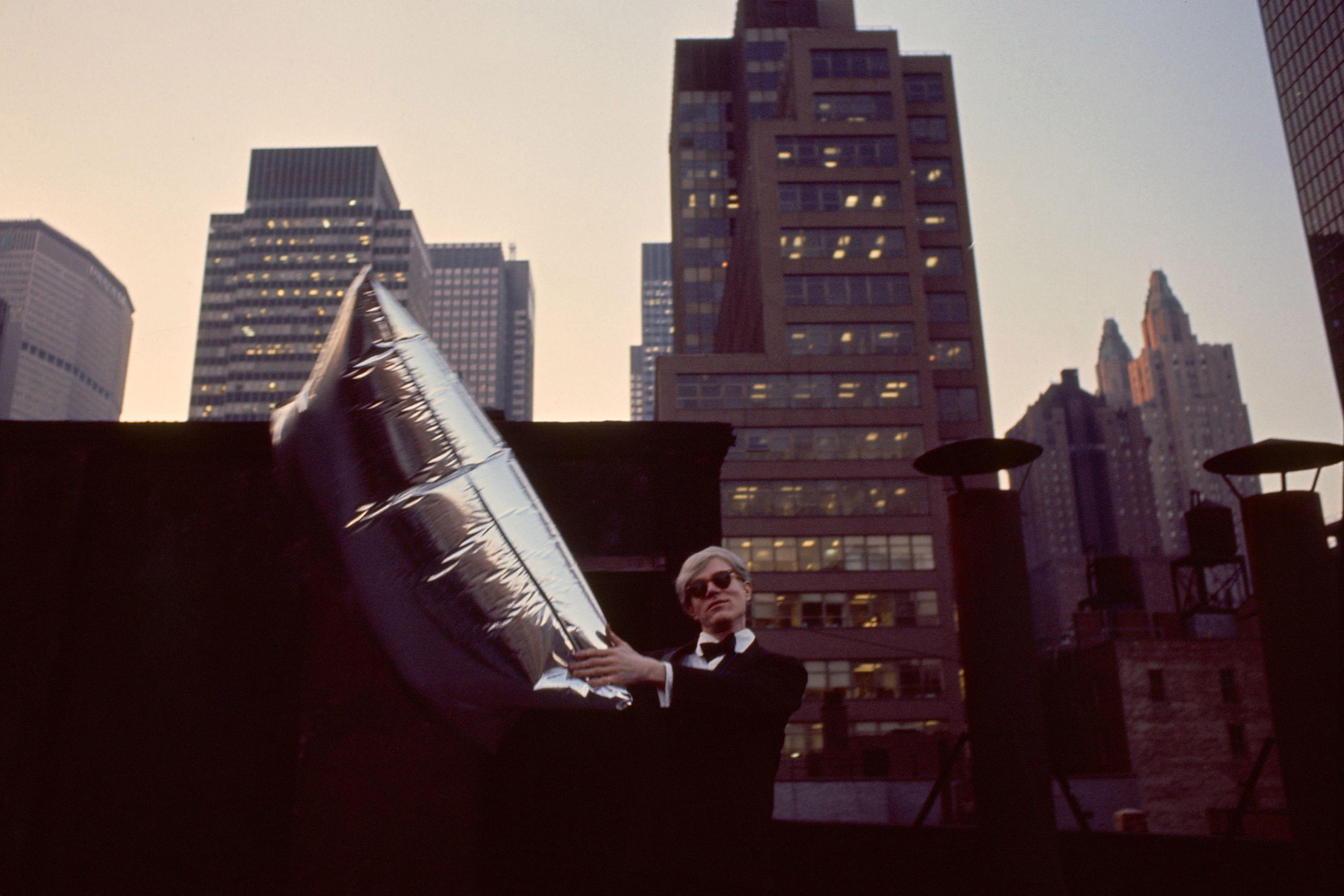 Andy Warhol, getty image, silver clouds