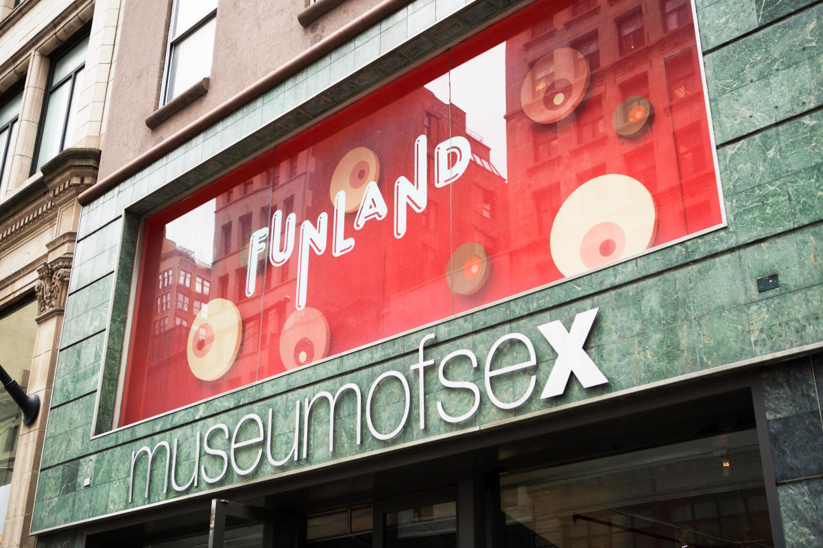 Exterior of the Museum of Sex in Manhattan, NYC