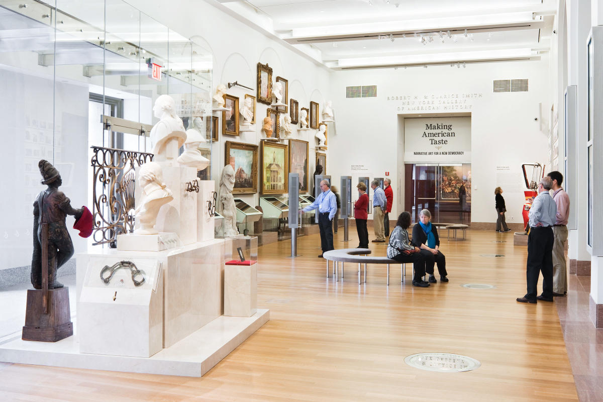 Museum interior of New-York Historical Society