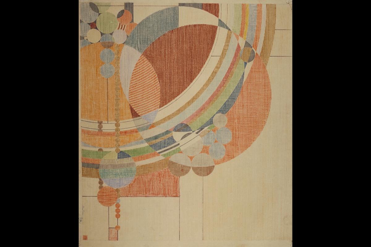 "March Balloons" (1955), by Frank Lloyd Wright. Courtesy, The Frank Lloyd Wright Foundation Archives, The Museum of Modern Art, Avery Architectural &amp; Fine Arts Library &amp; Columbia University, New York
