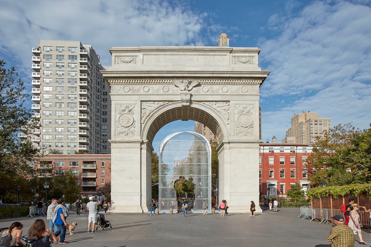 Washington square park public art nyc
