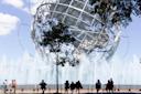 The unisphere, in flushing meadows corona park, queens