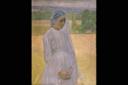 "Young Saint (Jeune sainte)" (1891), by Henri Martin. Photo: Musee des Beaux- Arts, Brest, France. Courtesy, The Guggenheim Museum.