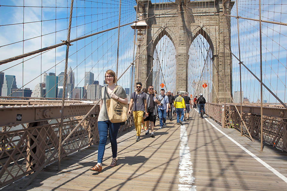 Big Onion Walking Tours bridge