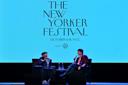People on stage for The New Yorker Festival