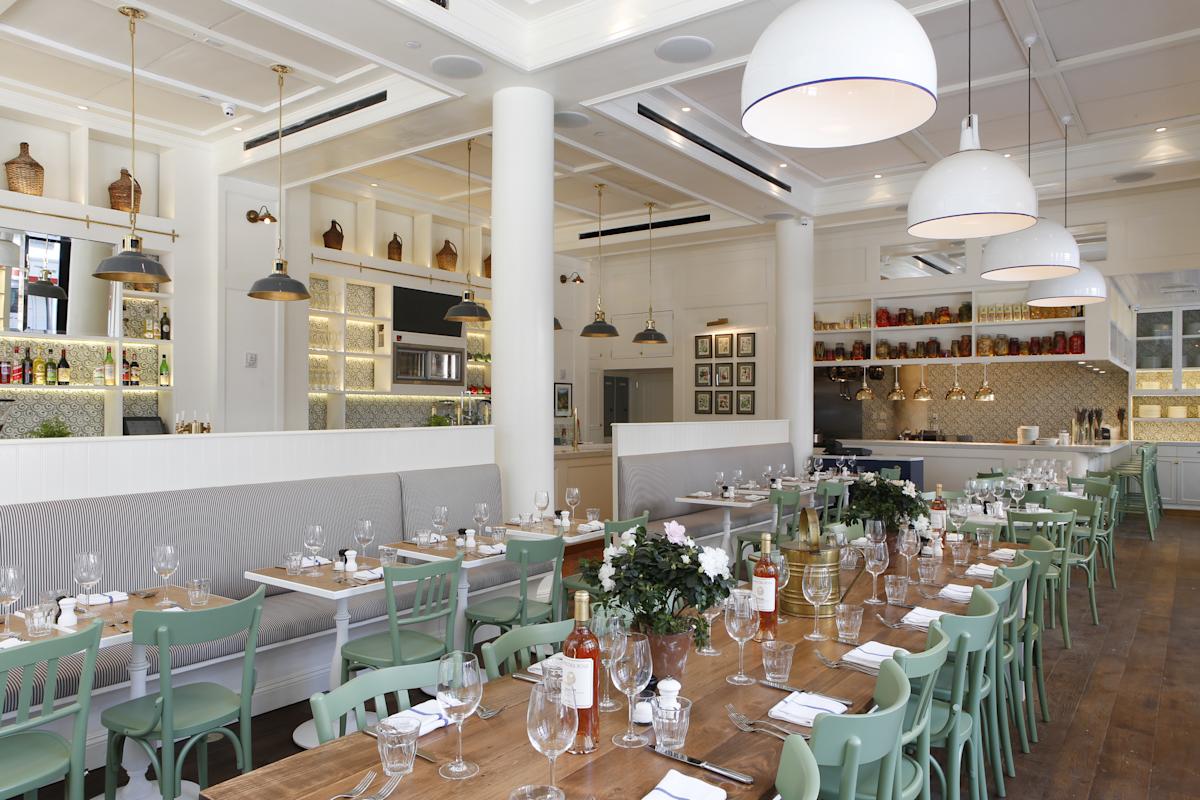 Interior of La Pecora Bianca in Manhattan, NYC