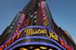 Marquee of Radio City Music Hall at night