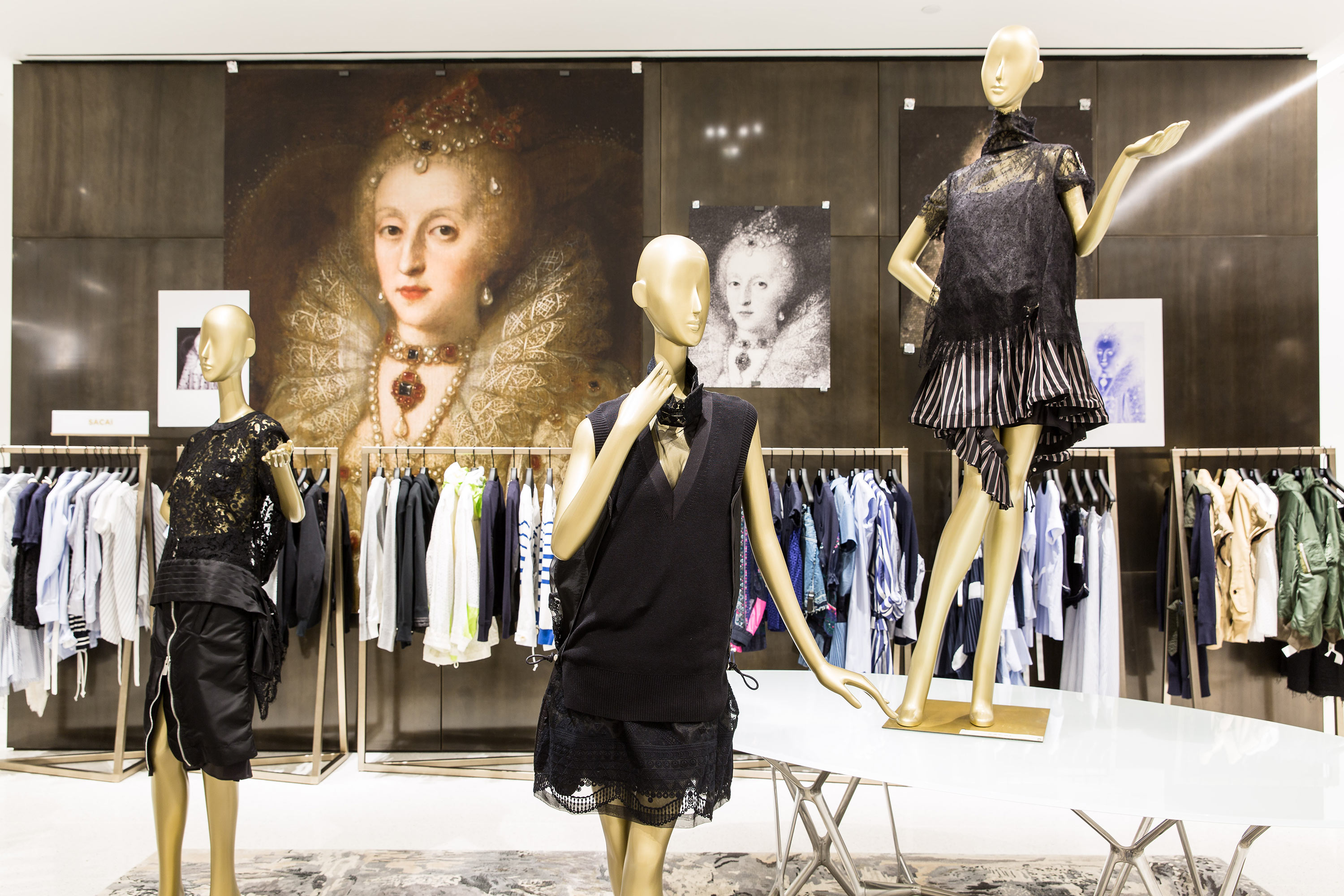 Two Fashion Mannequins Dressed Up In A Clothing Store High-Res