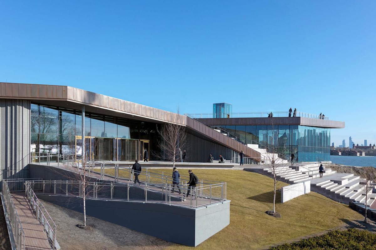 Exterior  of Statue of Liberty Museum