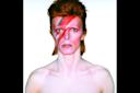 Photograph from the album cover shoot for Aladdin Sane. (1973). Photograph by Brian Duffy. Courtesy, Duffy Archive &amp; The David Bowie Archive