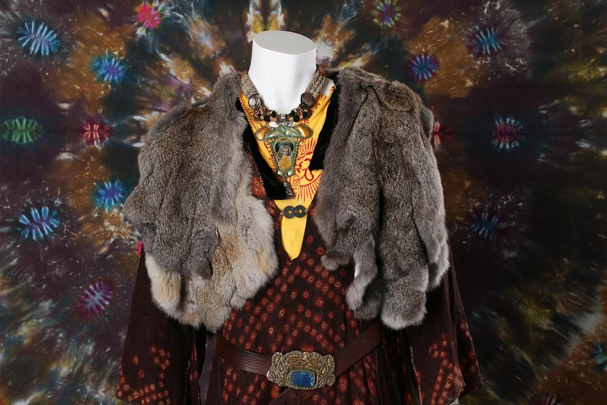 "Bedouin Robe Ensemble with Furs" (1971), by Alex and Lee. Courtesy, the Bellevue Arts Museum. Photo: Rex Rystedt 
