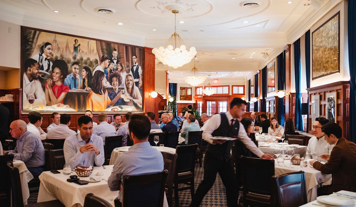 Dish or dining room at Delmonico's