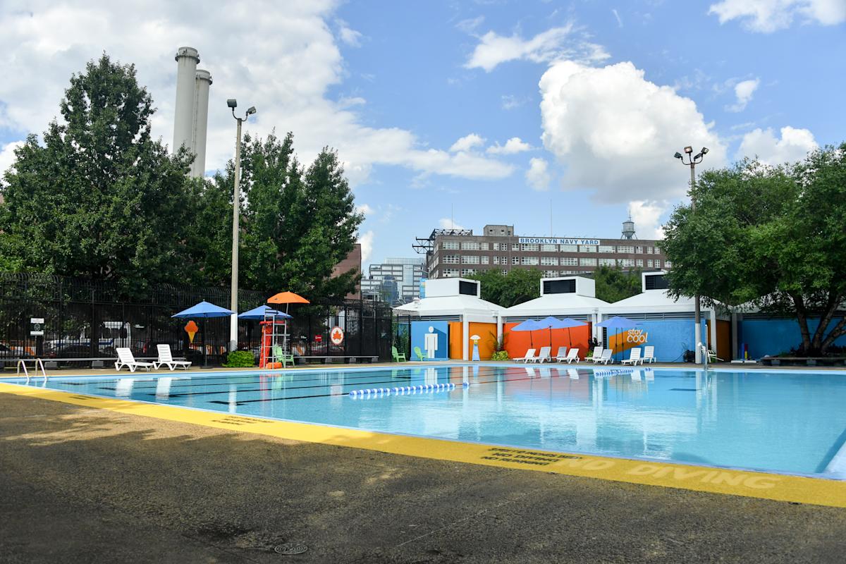 Commodore Barry Park, Pool, Brooklyn, NYC