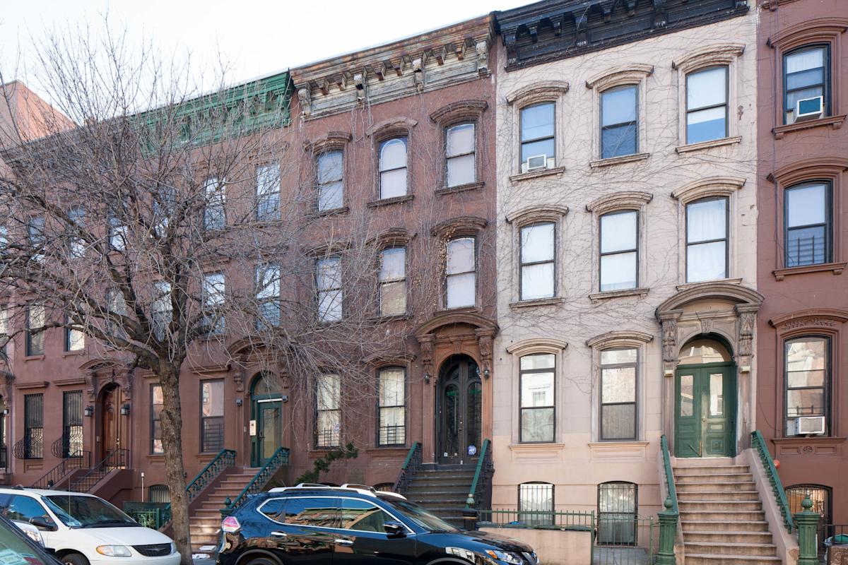 The Langston Hughes House in Harlem, Manhattan