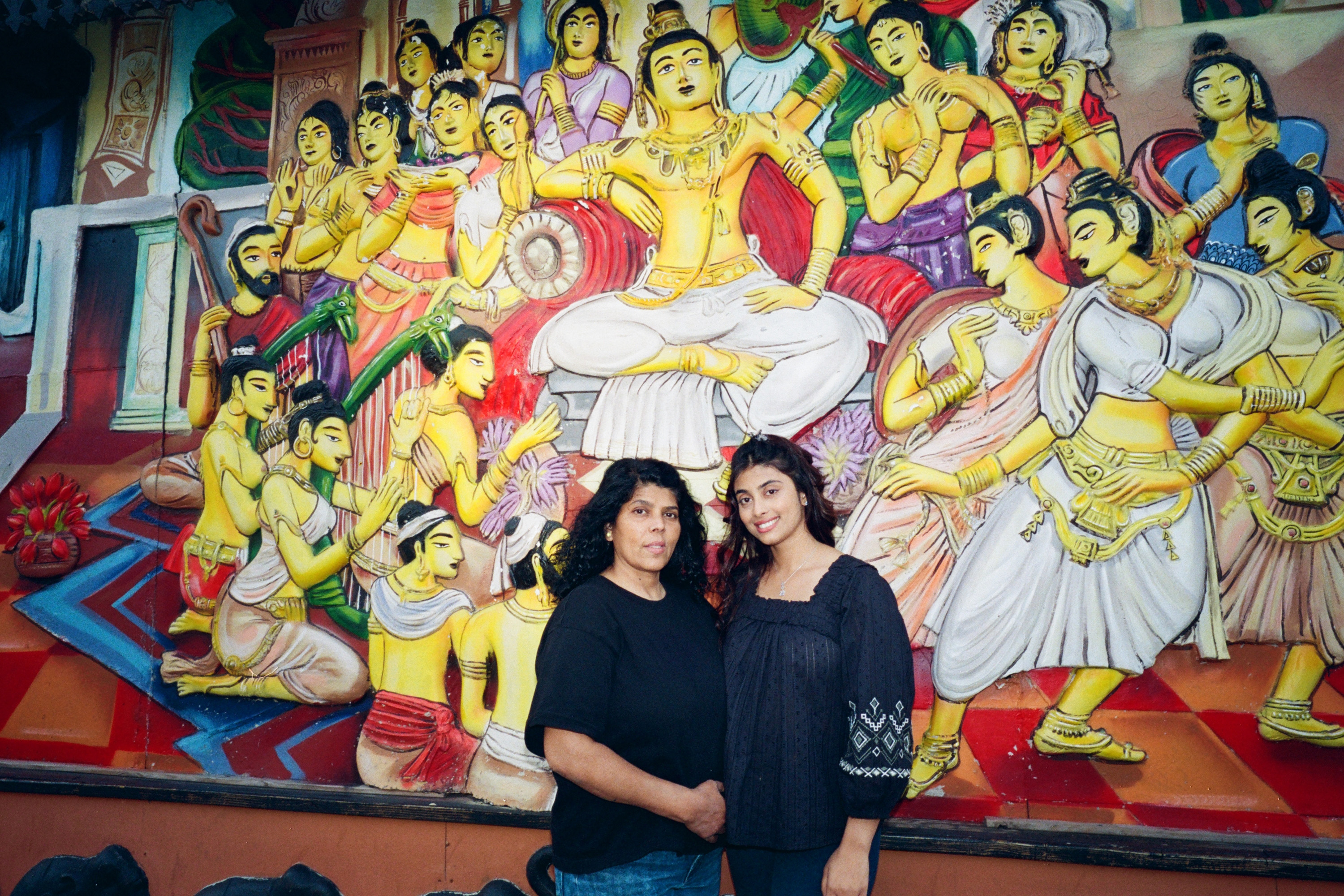 portrait of Jayantha Wijesingh and Julia Wijesinghe, Lakruwana-Restaurant,Staten,Island