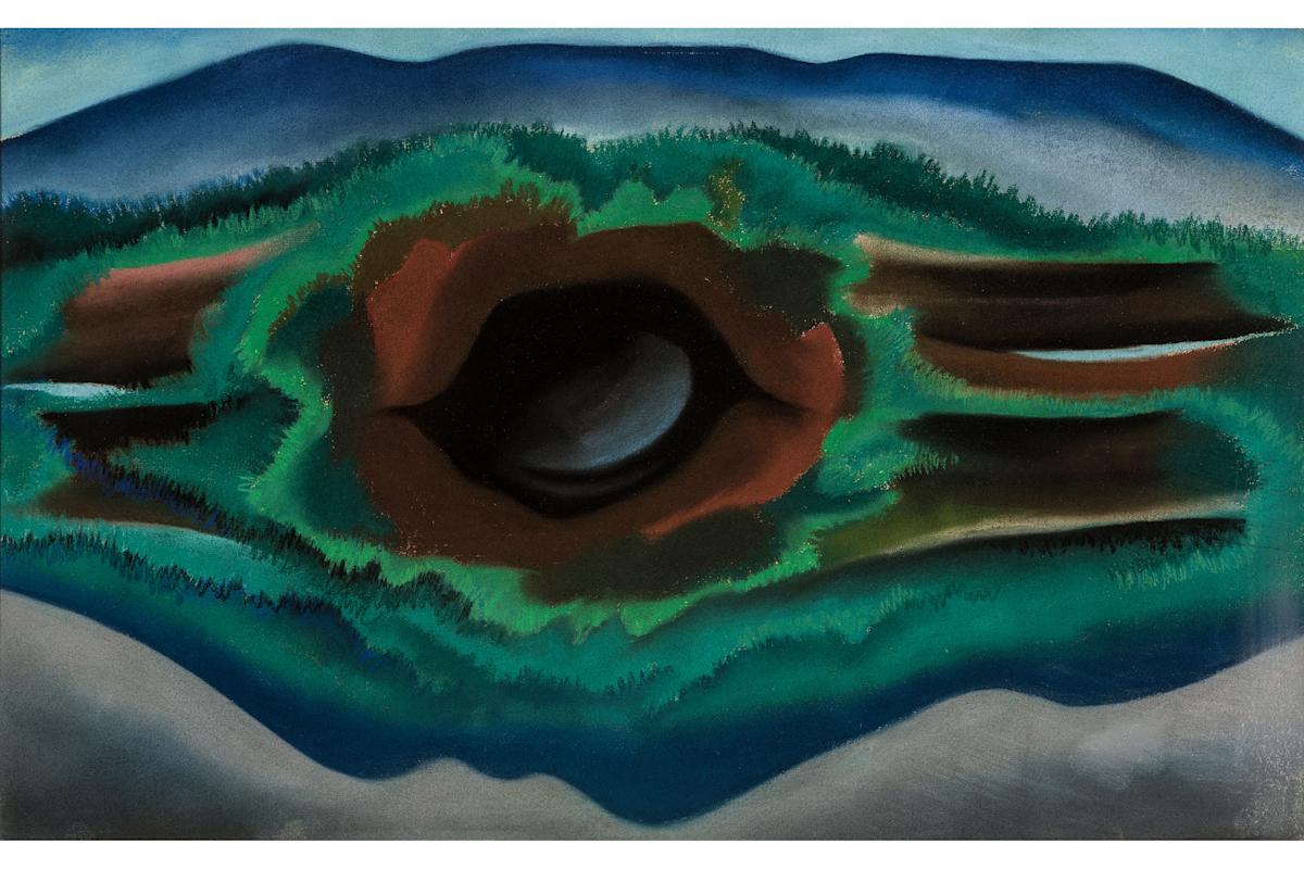"Pool in the Woods" (1922), Georgia O'keeffe. Courtesy, Museum of American Art, affiliated with Wake Forest University