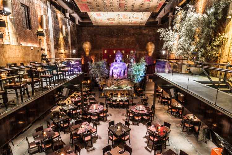 restaurant interior of Tao Uptown in Manhattan, NYC