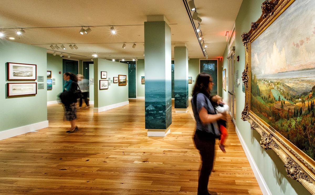 Galleries at Staten island museum at snug harbor