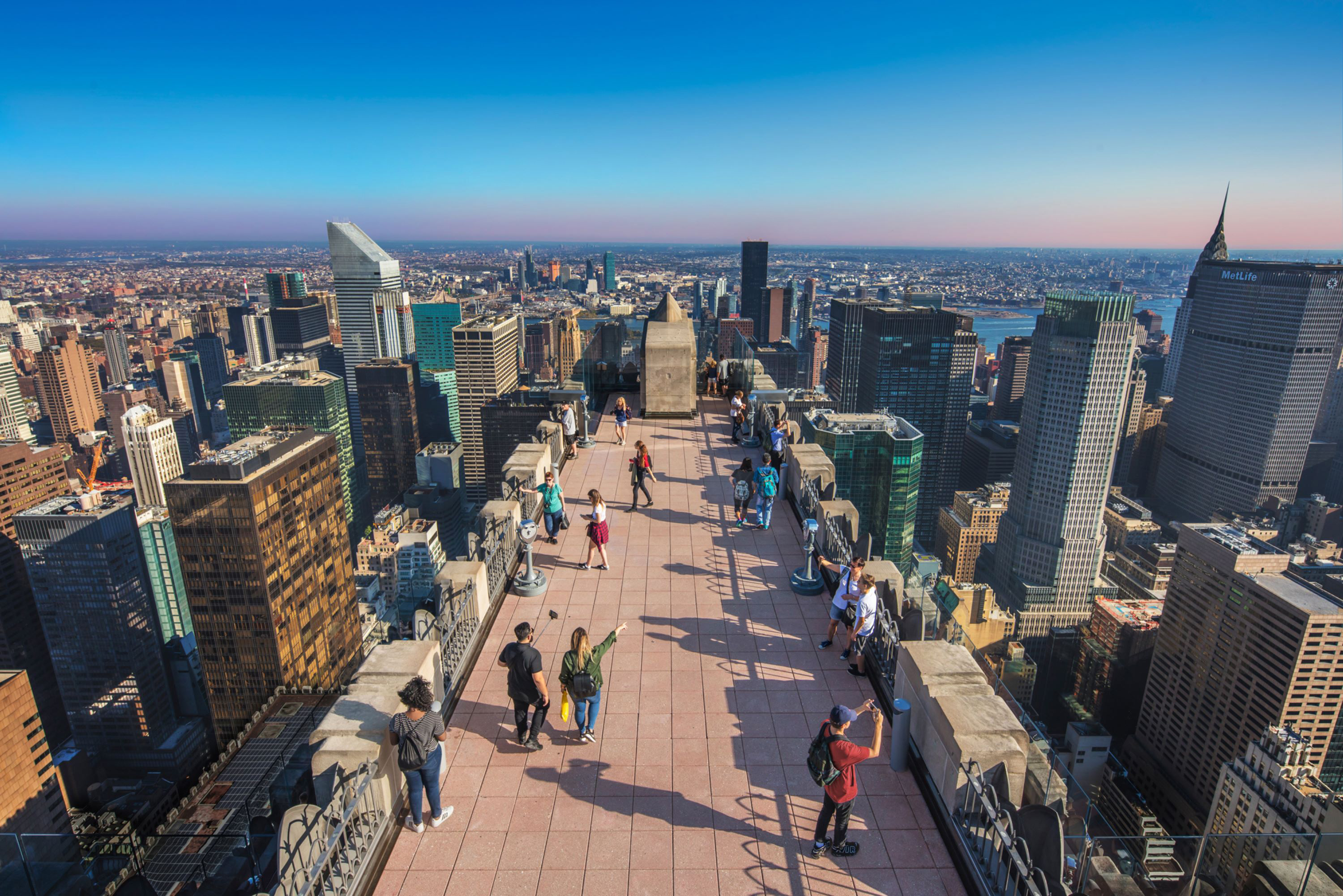 Top of The Rock Observation Deck, 360-Degree-View of NYC