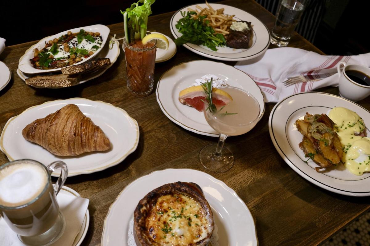 Food at Steak Frites Bistro