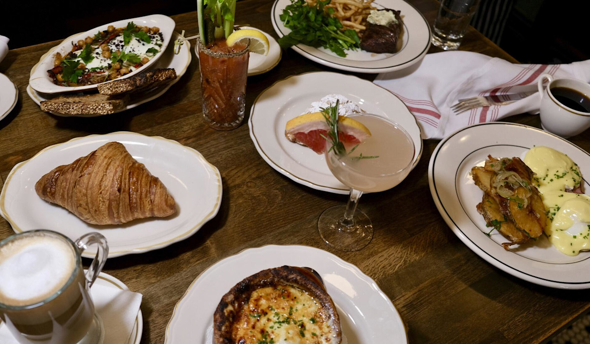 Dish or dining room at Steak Frites Bistro