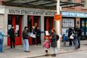 Exterior of South Street Seaport Museum