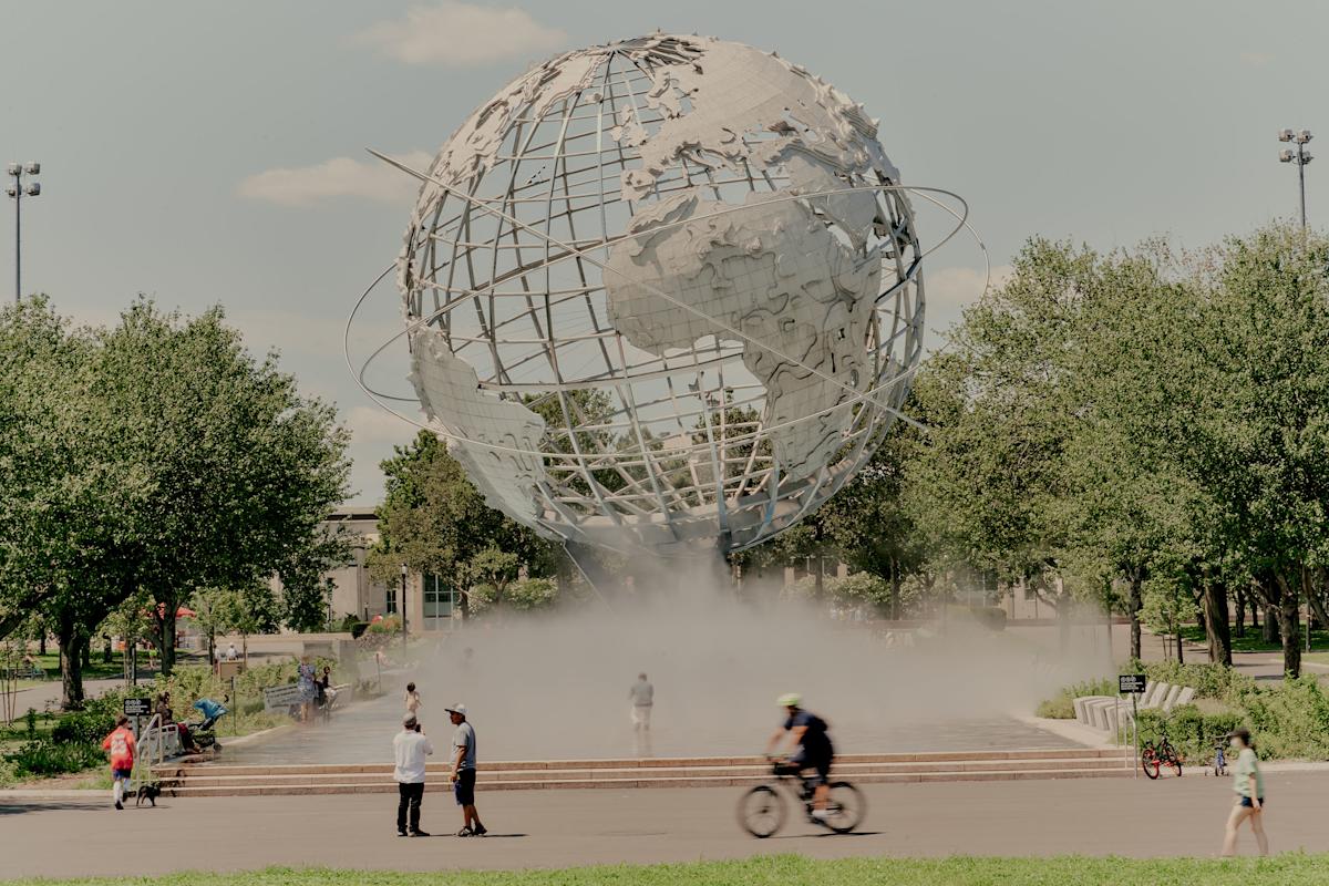 Unisphere in  Flushing Meadows-Corona Park. Photo: Victor Llorente