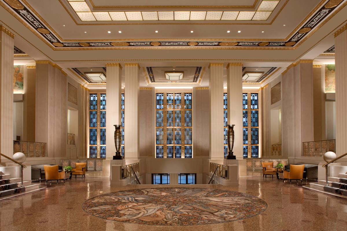 Waldorf astoria park avenue lobby