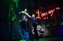 Actors on stage for Moulin Rouge