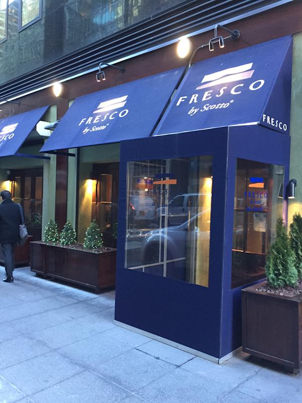 Exterior of Fresco by Scotto in Manhattan, NYC