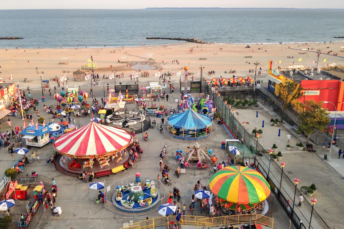 Coney Island rides