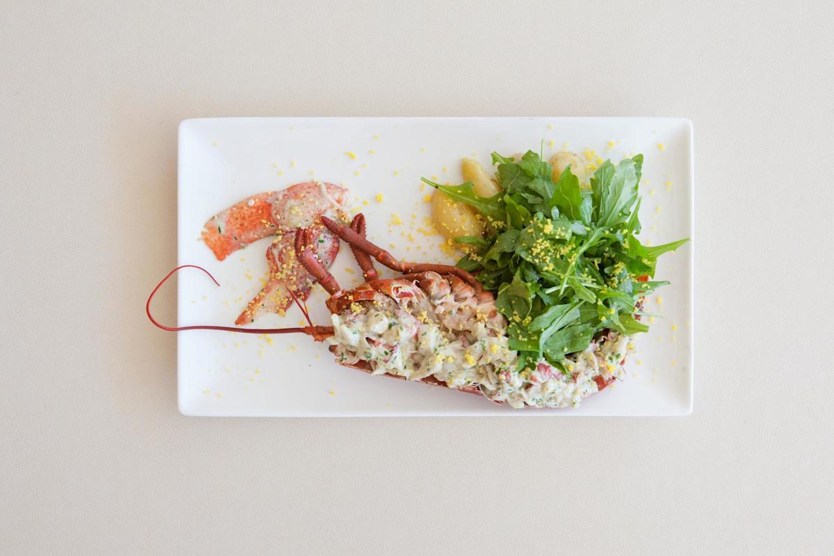 Lobster dish at Tavern on the Green in Manhattan, NYC