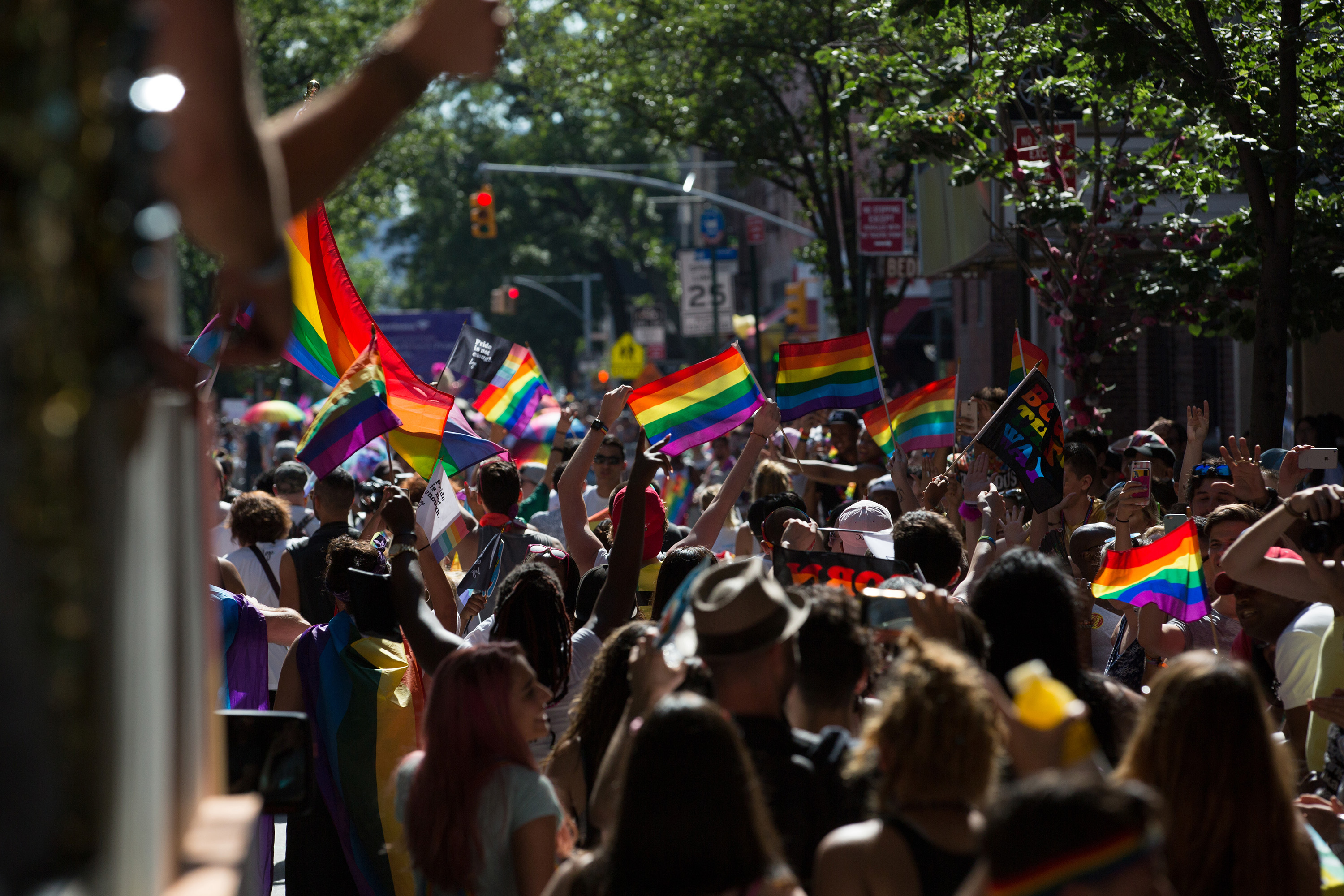 NYC Pride March. Photo: Walter Wlodarczyk