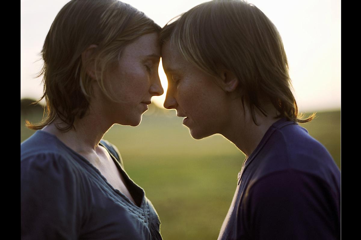 "Head to Head" (2008) photo by Kelli Connell. Courtesy, Alice Austen House