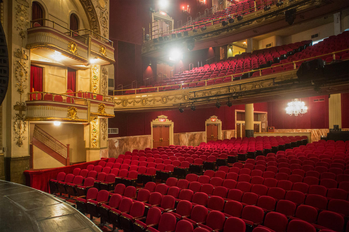 Interior of the Apollo Theater in Harlem, NYC