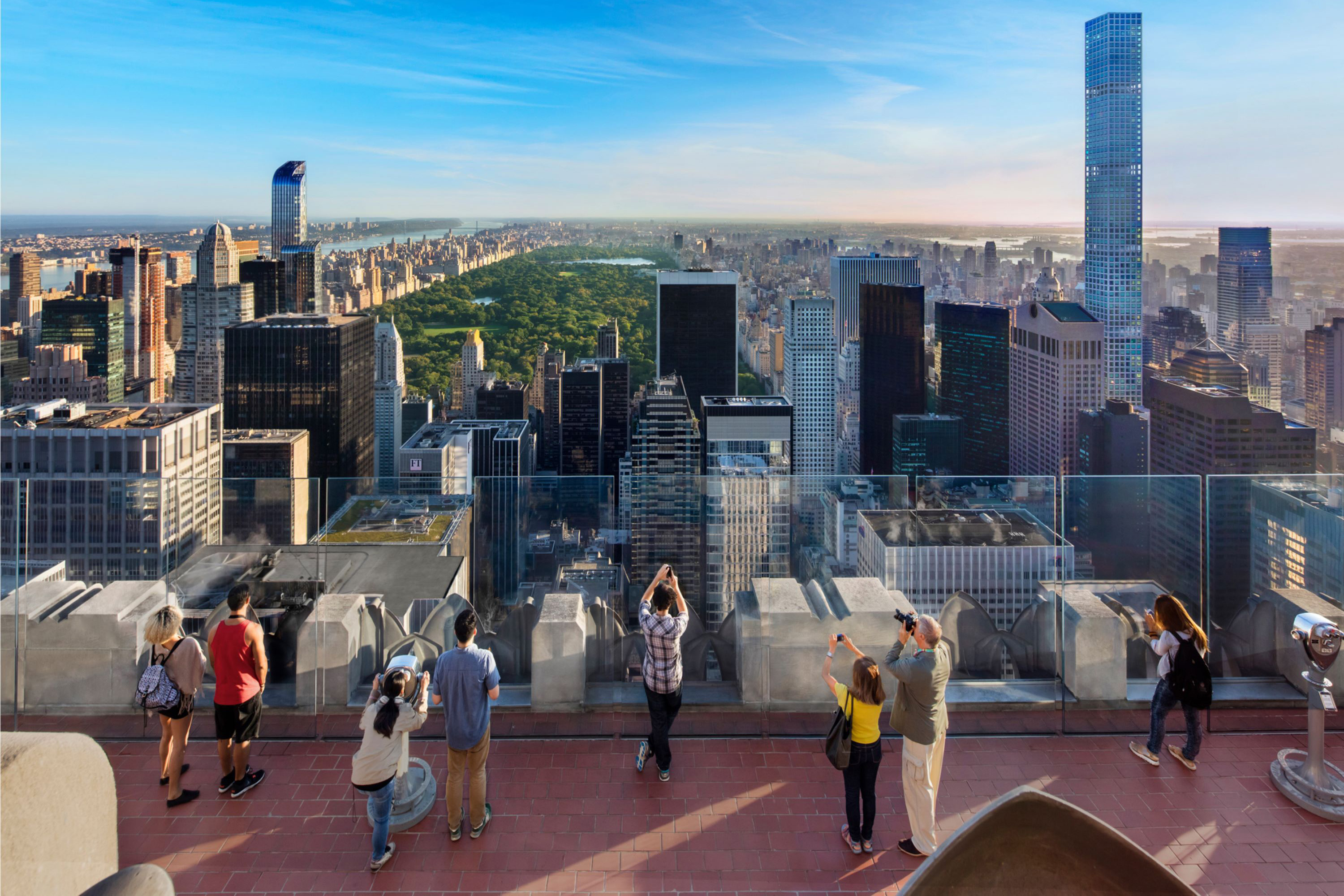 Top of The Rock Observation Deck, 360-Degree-View of NYC