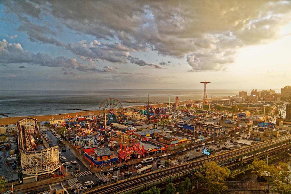 View of Luna park, Coney Island