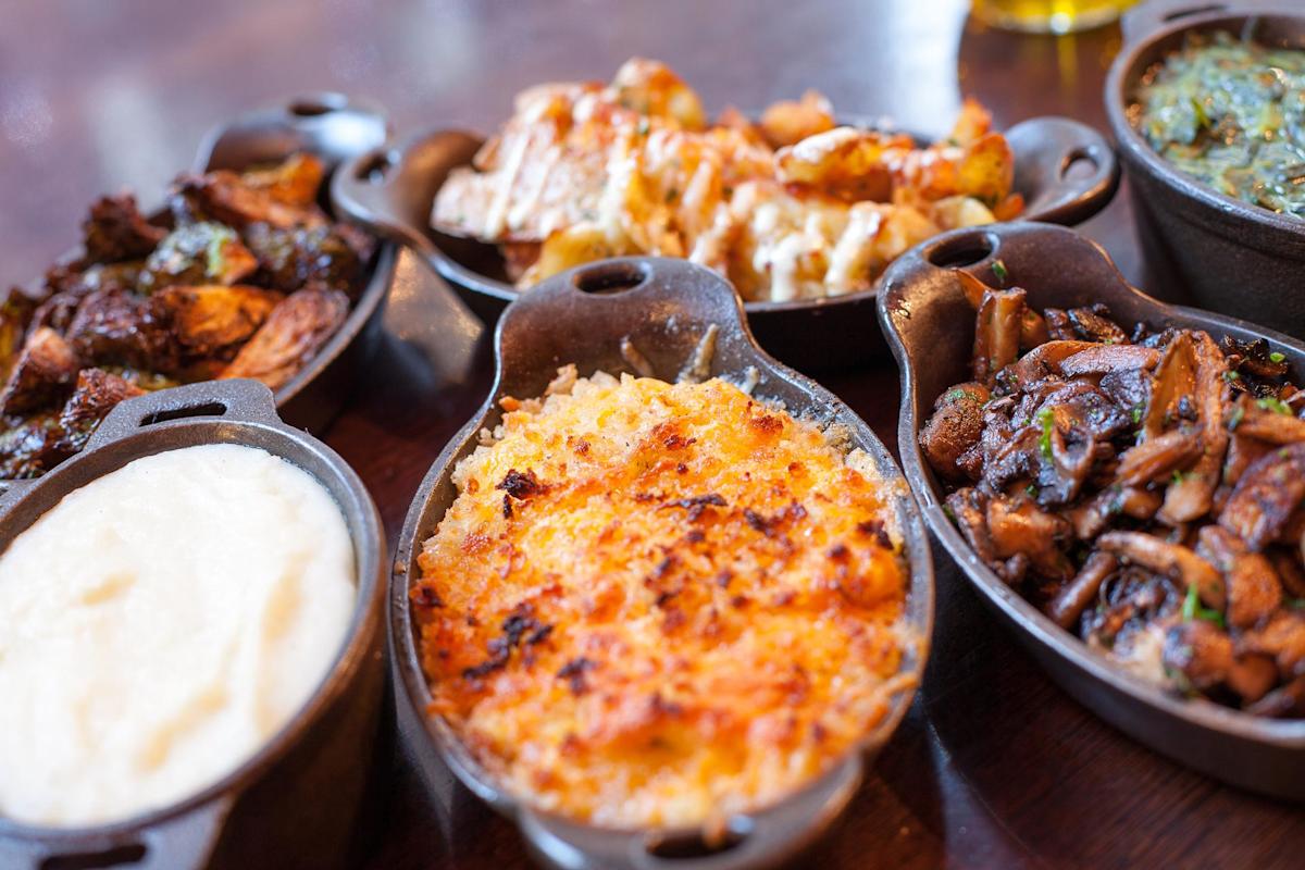 Club A Steakhouse, side dishes