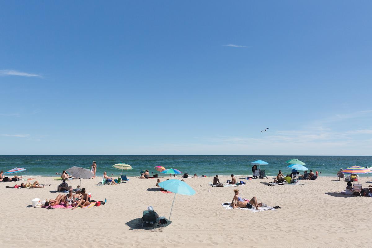 beach at Jacob Riis Park in Queens, NYC