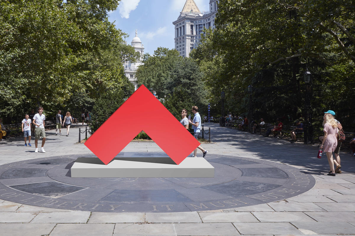 angulo-rojo-carmen-herrera-city-hall-park-manhattan-nyc